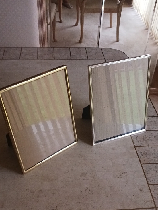 Malden & Philip Whitney Other - Vintage Picture Frames 8x10"..New...1 Silver -1 Brass...both All Metal Frames.